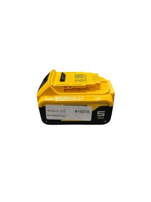 DEWALT 20V MAX Premium Lithium-Ion 5.0Ah Battery Pack DCB205      .