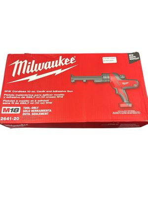 Milwaukee M18 18V Lithium-Ion Cordless 10 oz. Caulk and Adhesive Gun (Tool-Only) 2641-20 .
