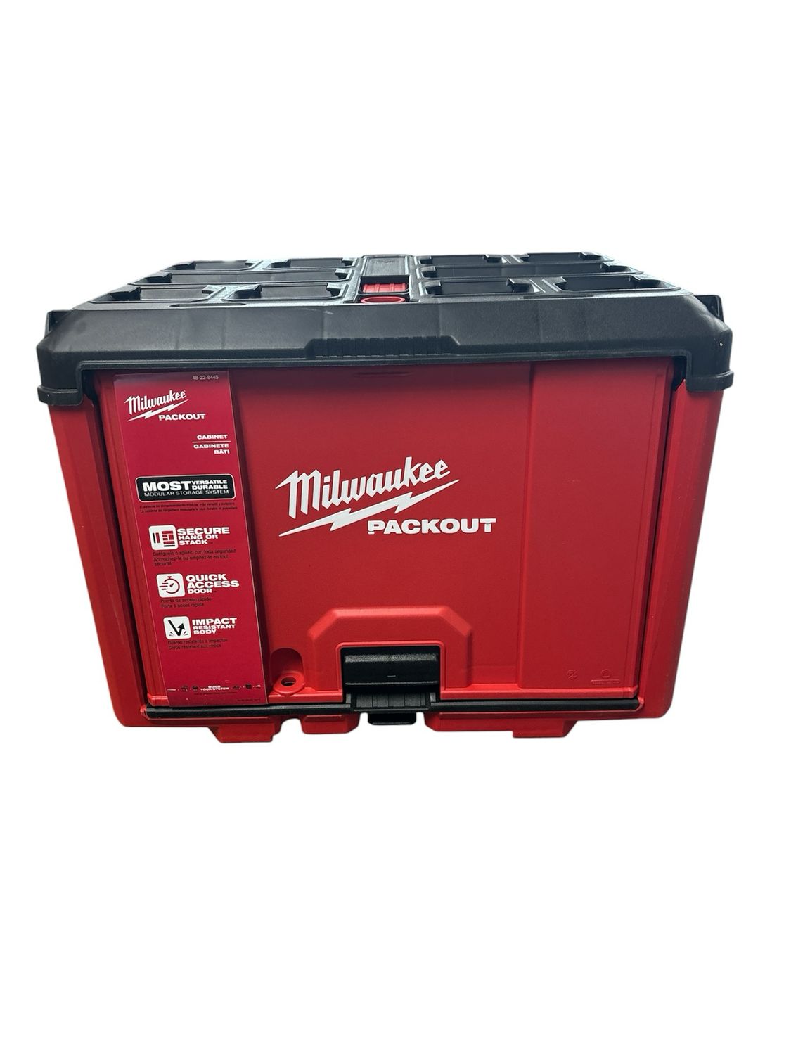 Milwaukee Packout 19.5 in. W x 14.7 in. H x 14.5 in. D Cabinet in Red (1-Piece) 48-22-8445  .