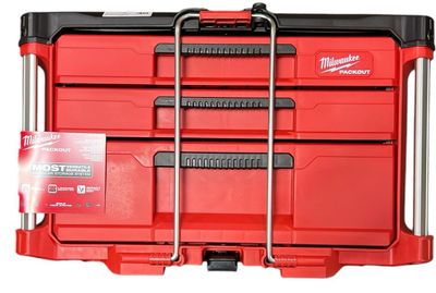 Milwaukee PACKOUT 22 in. Modular 3-Drawer Multi Drawer Tool Box with Metal Reinforced Corners and 50 lbs. Capacity 48-22-8447 .