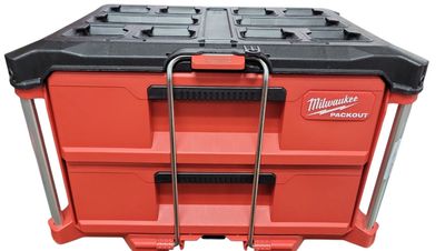 Milwaukee PACKOUT 22 in. 2-Drawer Tool Box with Metal Reinforced Corners 48-22-8442     . .