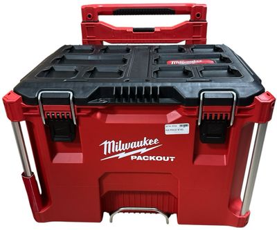 Milwaukee PACKOUT 22 in. Rolling Modular Tool Box Low Profile Handle 48-22-8427   .