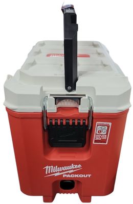 Milwaukee PACKOUT 10 in. Red 16 qt. Compact Cooler 48-22-8460   .