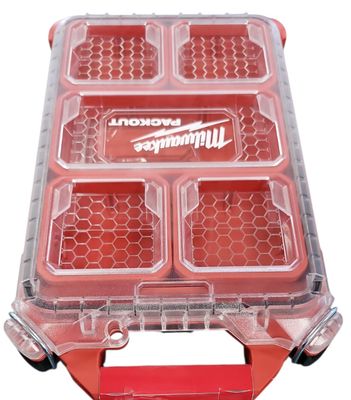 Milwaukee PACKOUT 5-Compartment Low-Profile Compact Small Parts Organizer 48-22-8436      .