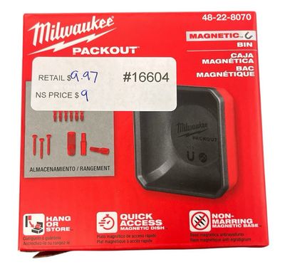 Milwaukee PACKOUT Magnetic Bin Tool Holder 48-22-8070 .