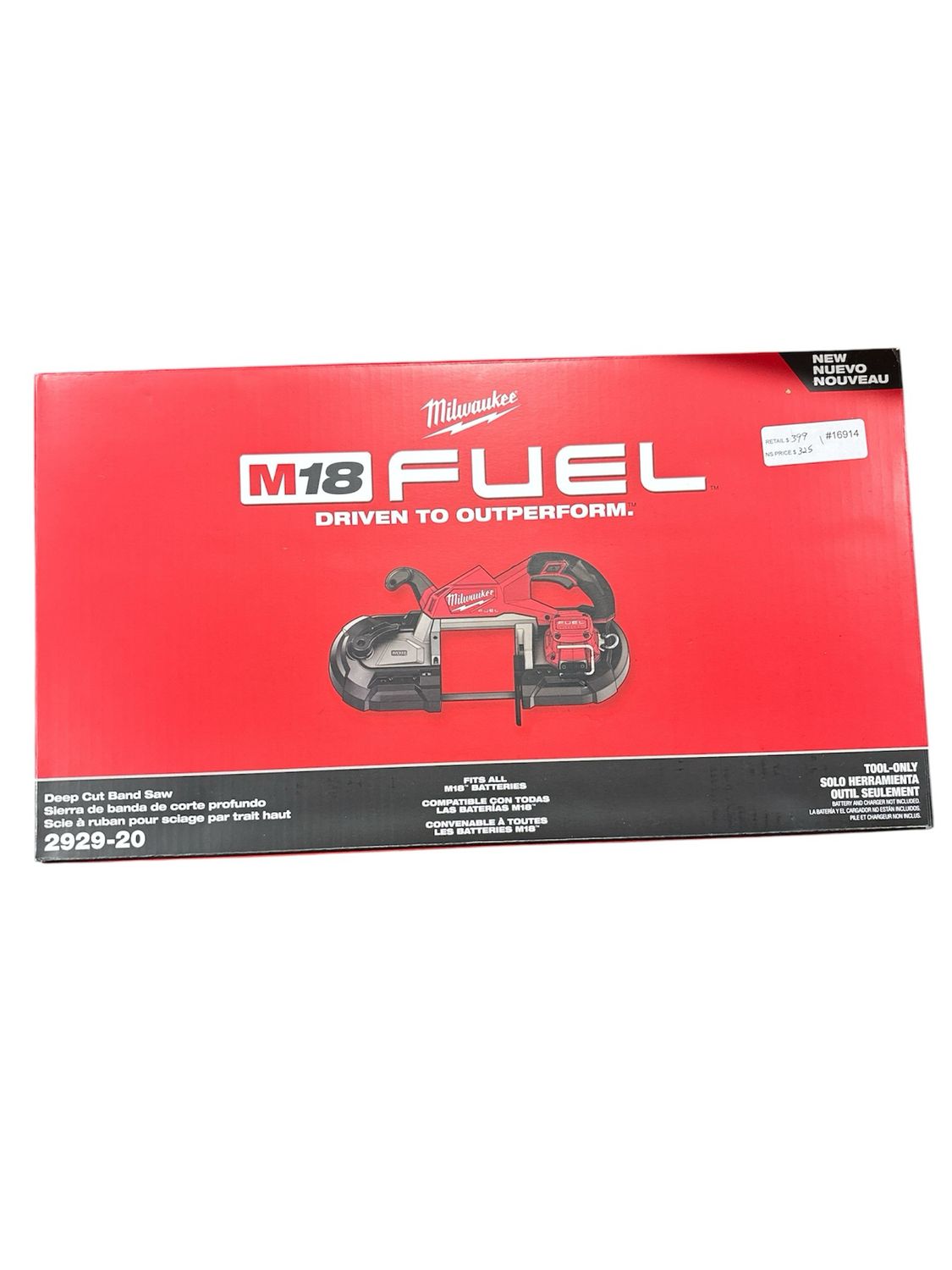 Milwaukee M18 FUEL 18V Lithium-Ion Brushless Cordless Deep Cut Band Saw (Tool-Only) 2929-20 .