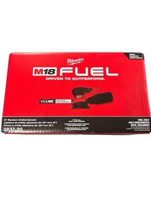 Milwaukee M18 18V Lithium-Ion Brushless Cordless FUEL 5 in. Random Orbit Sander (Tool-Only) 2837-20