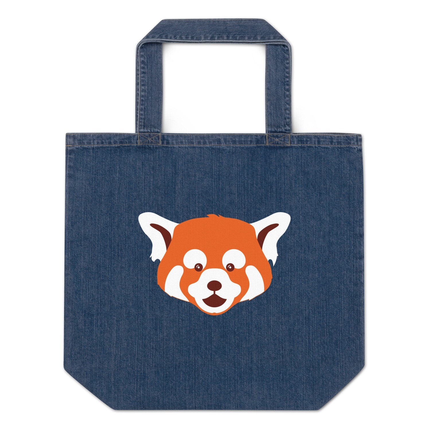 Buddy Face - Organic Denim Tote Bag