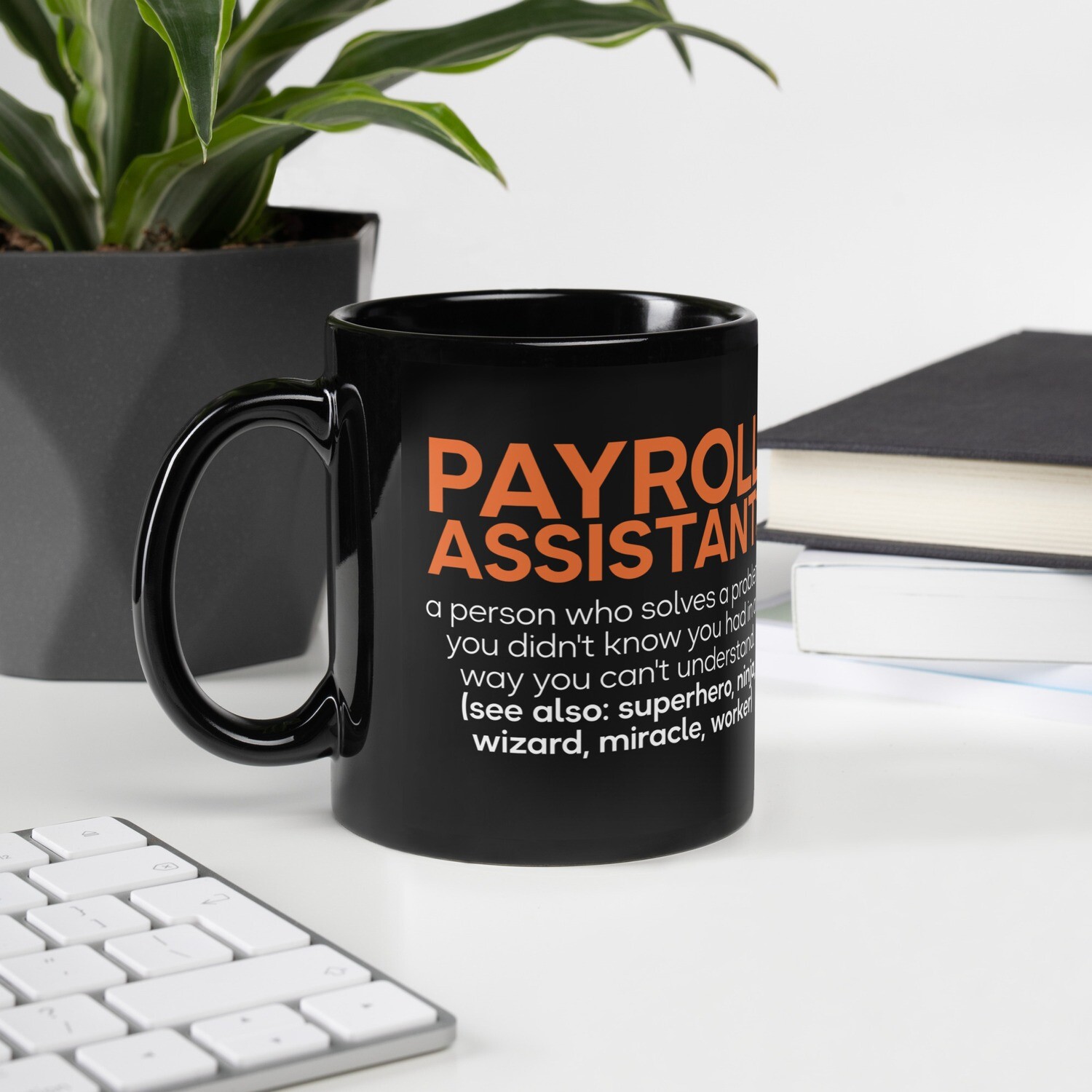 Payroll Officer - Black Glossy Mug