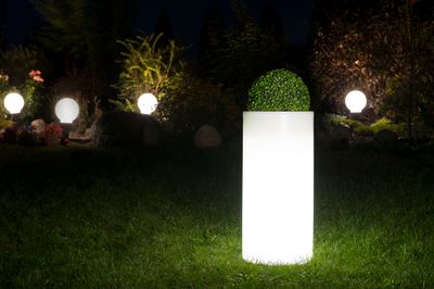 Luminous flower pots