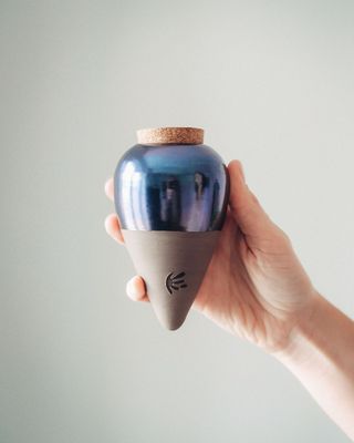 Olla Artisan Metal Blue