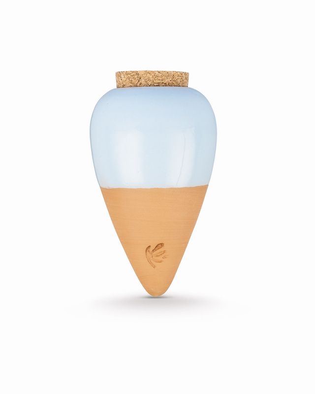 Olla Terracotta  Celestine Blue