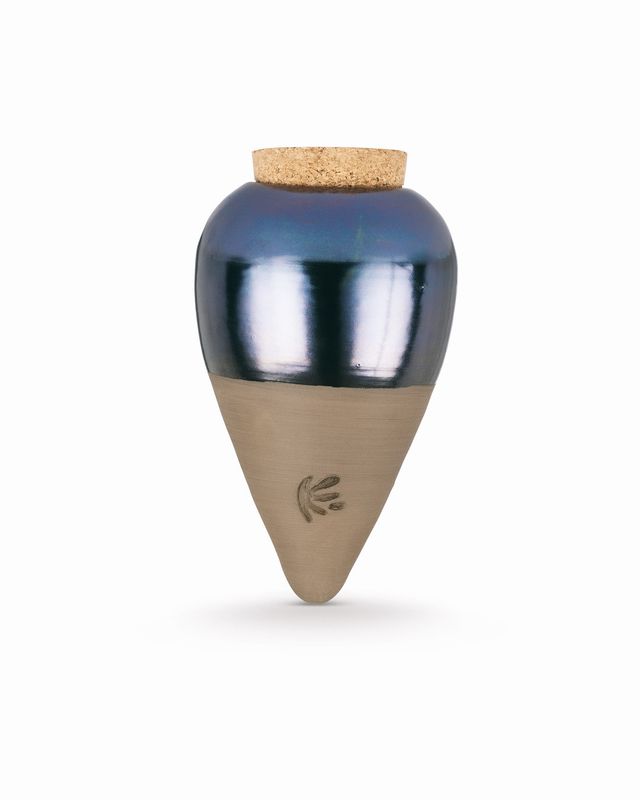 Olla Artisan Metal Blue