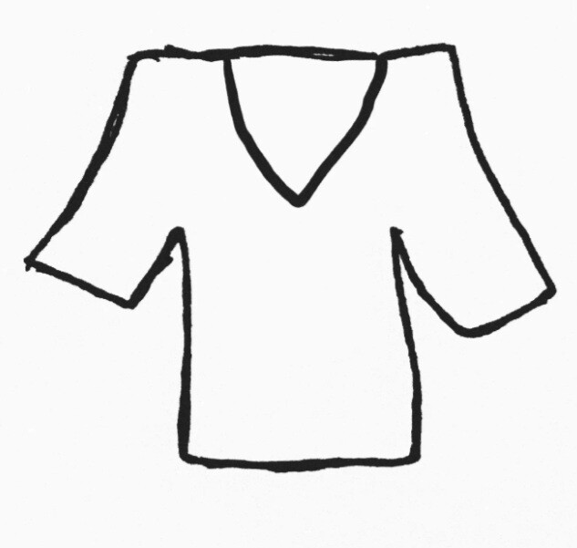 BowBookTourTee with V-Neck, the Bigger Body Friends