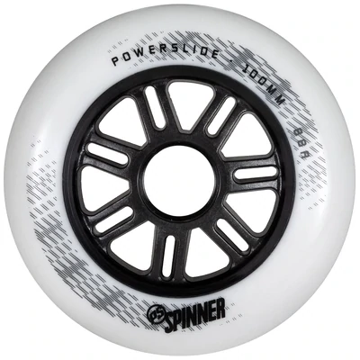 PowerSlide Spinner 100 mm./3vnt. White