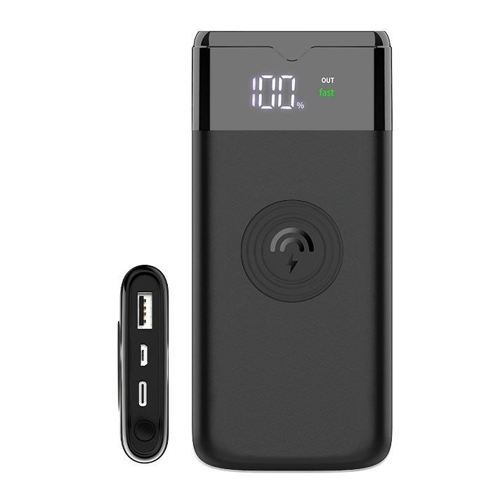 Išorinė baterija Dudao K13Pro 10000mAh su belaidžiu įkrovikliu (PD+QC3.0 10W)