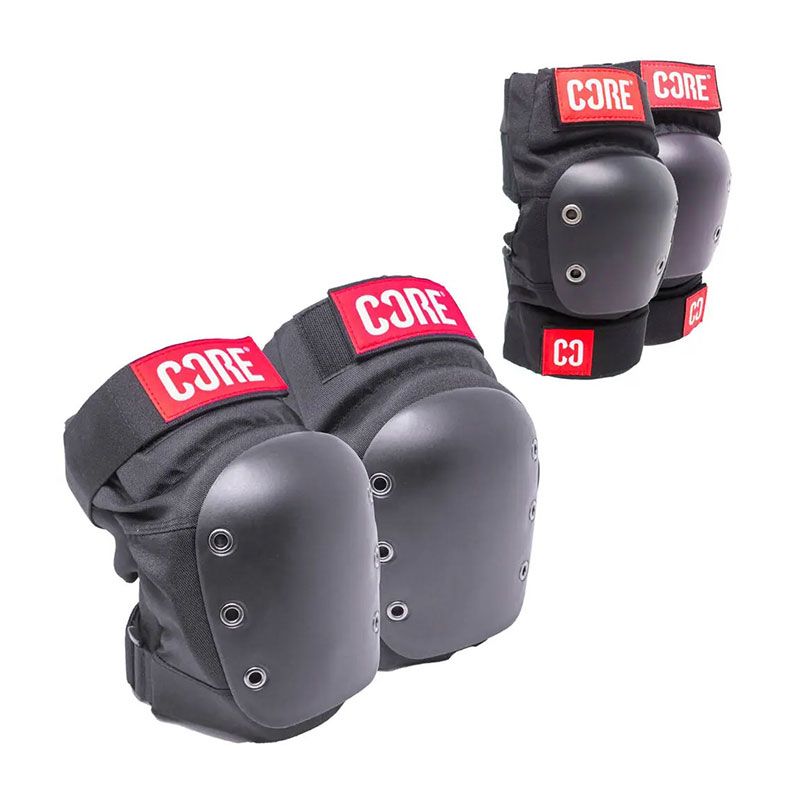 Core PRO kelių ir alkūnių apsaugos.Juoda-raudona./L dydis