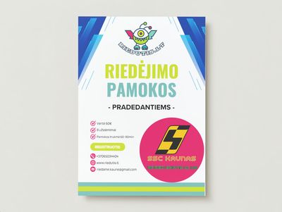 8 Riedėjimo pamokos PRADEDANTIEMS