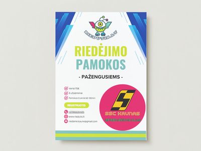 8 Riedėjimo pamokos PAŽENGUSIEMS