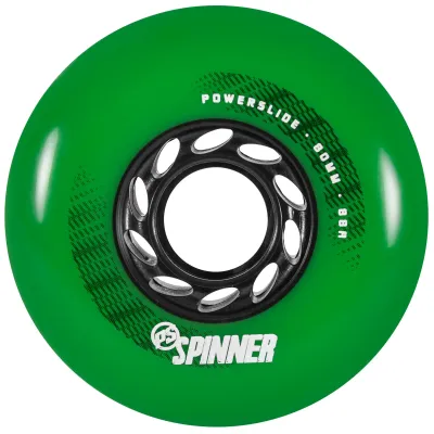 PowerSlide Spinner 80 mm./4vnt.Green