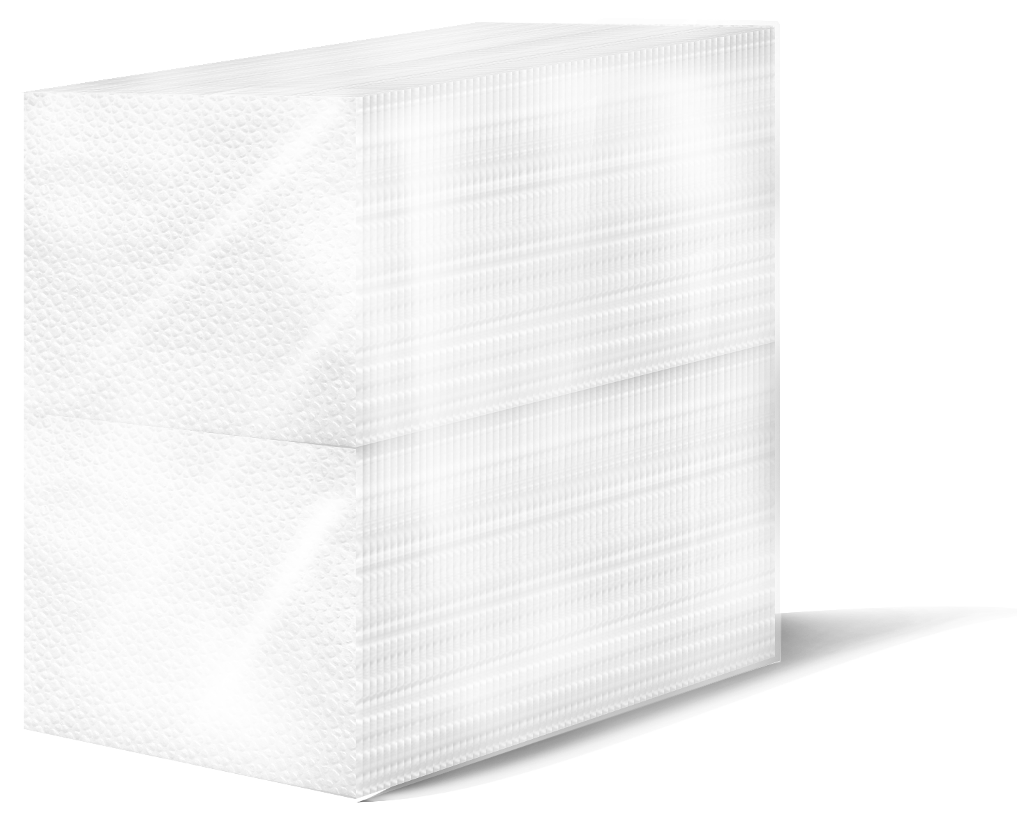 Napkin 21?21 folding 1/4 White, 100% cellulose