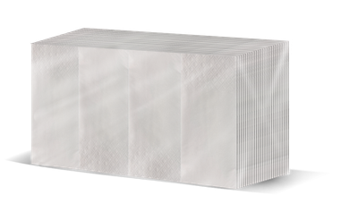 Napkin 33*33 folding 1/8  white, 100% cellulose