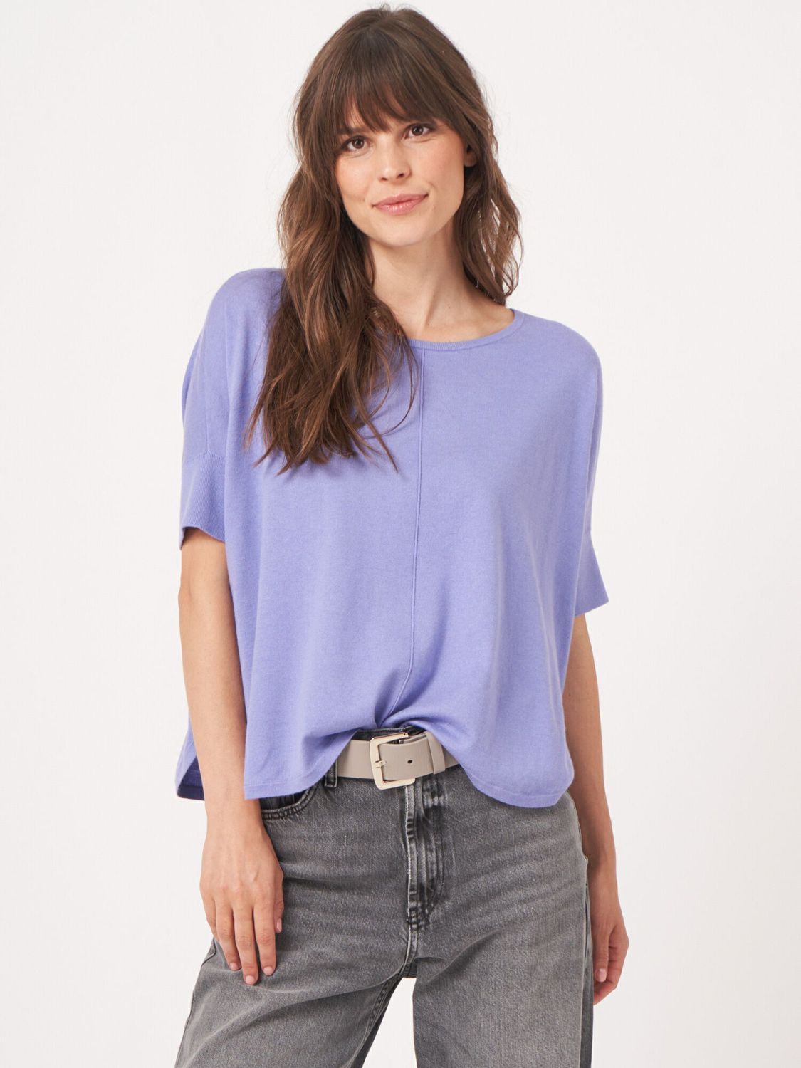Repeat Pullover 401098 S25, Color: Iris, Size: 36