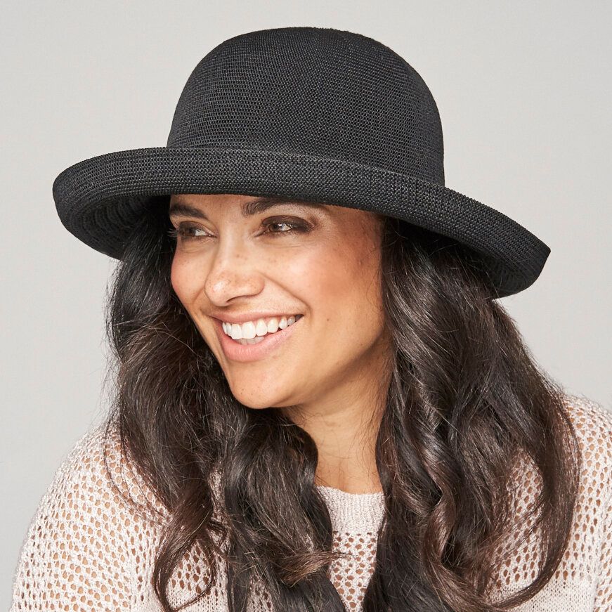 Parkhurst Biscayne Bowler Hat 17200 S25, Color: Black, Size: O/S