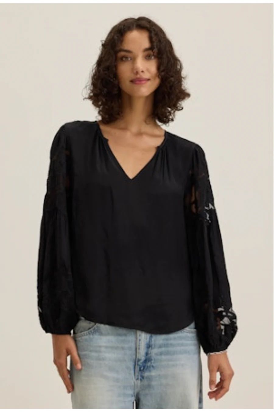 Velvet Viscose Lace Top TYRA07 S25