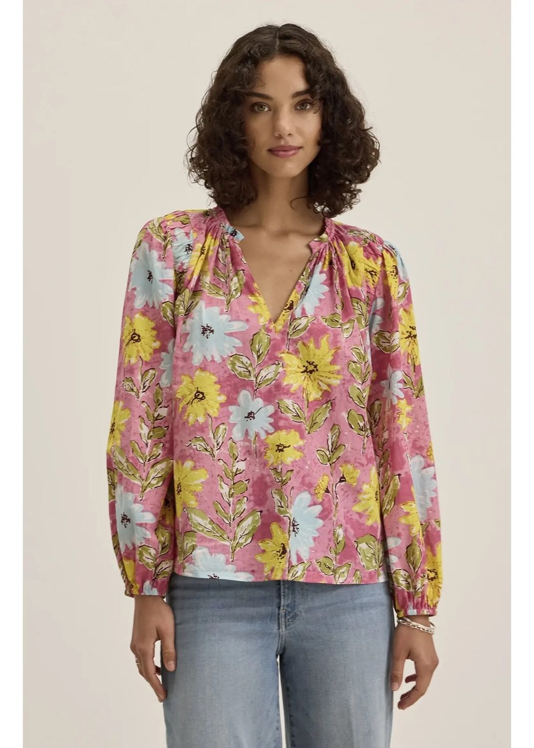 Velvet Garden Print Top MARYSIA07 S25
