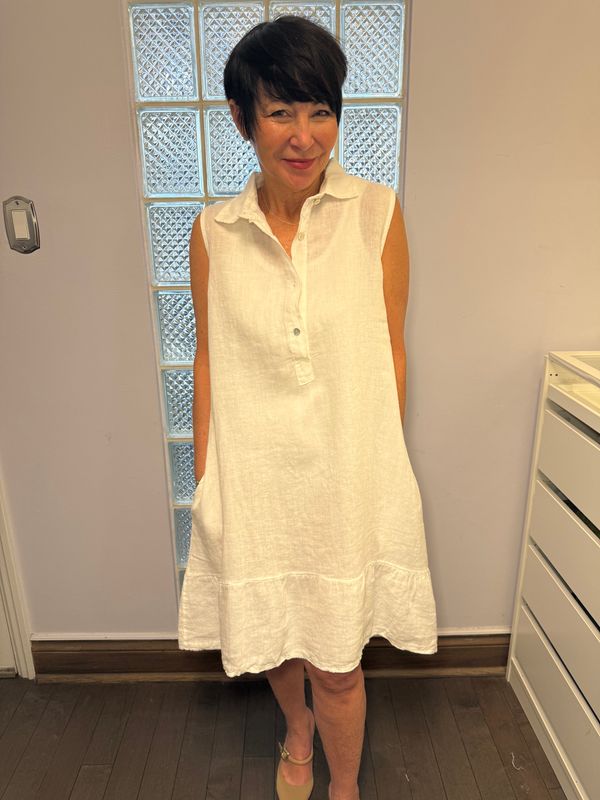 Pistache Flared Shirt Dress 4747 S25