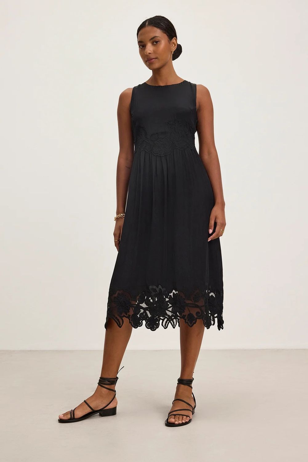 Velvet Viscose Lace Dress BIANCA07 S25