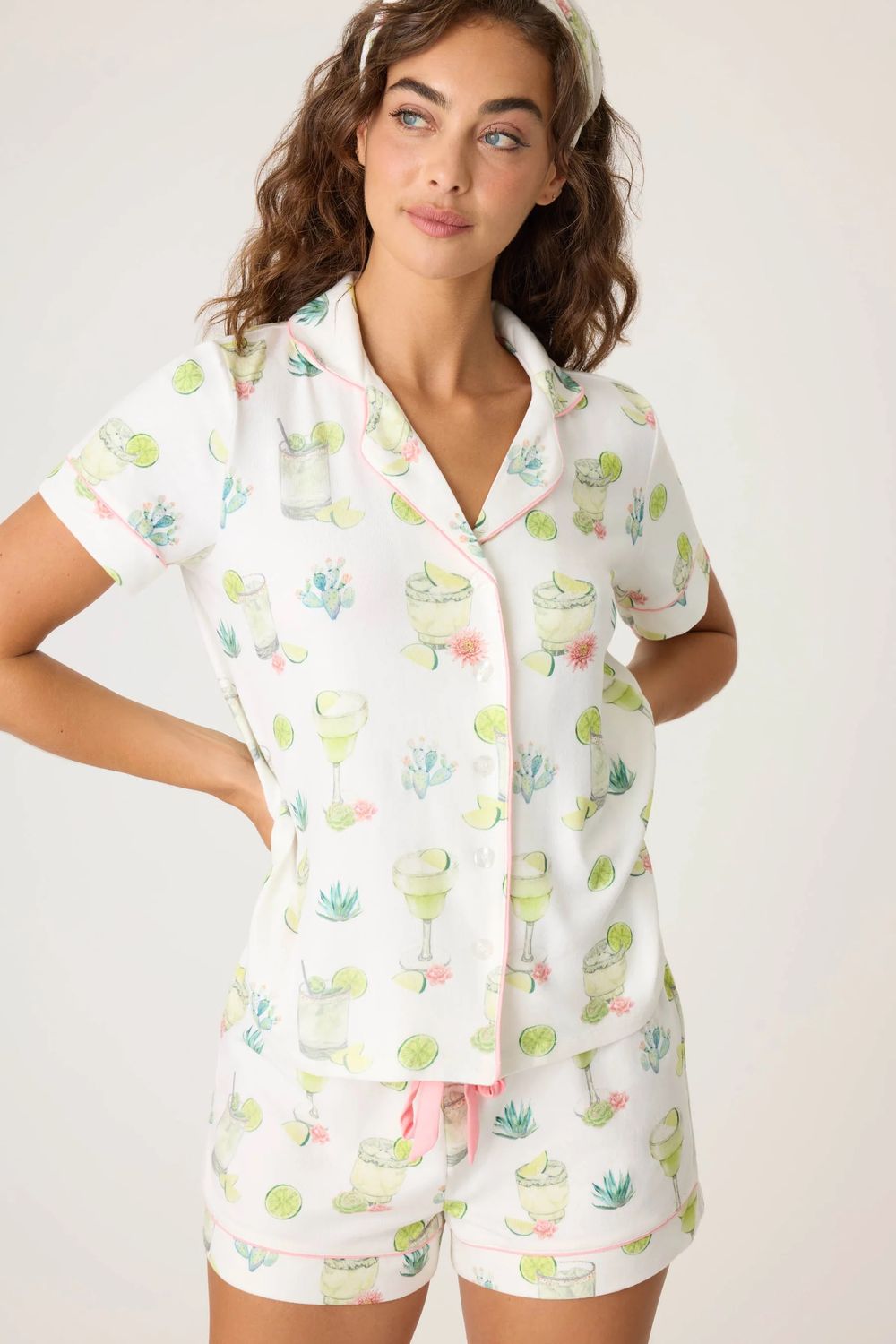 Pj Salvage Lime &amp; Sunshine Pj Set RSLSPJ S25