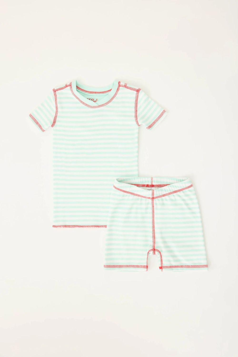 Pj Salvage Kids PJ Set RSKAVST S25, Color: Bright Mint, Size: XS\6