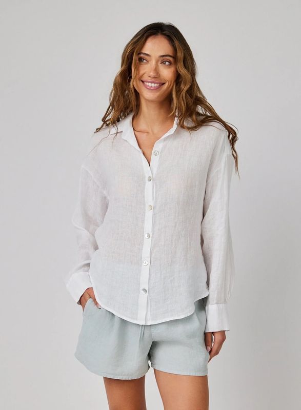 Bella Dahl Boyfriend Button Down B4613-653-302 S25