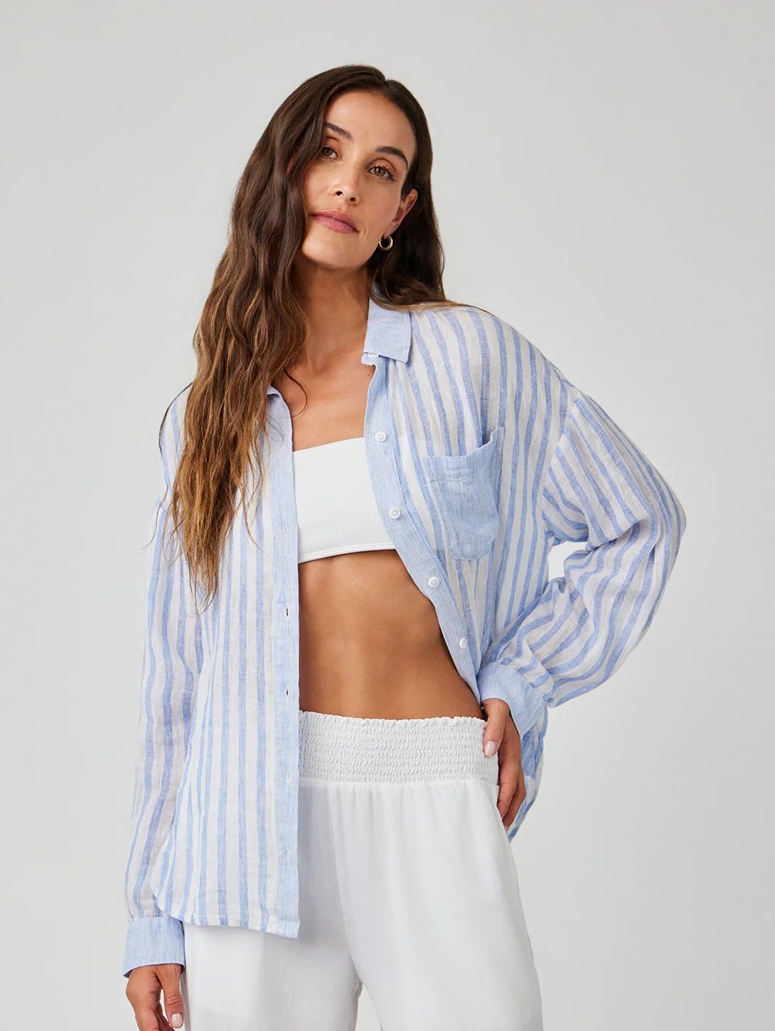 Bella Dahl Pocket Boyfriend Shirt B4217-H53-304 S25