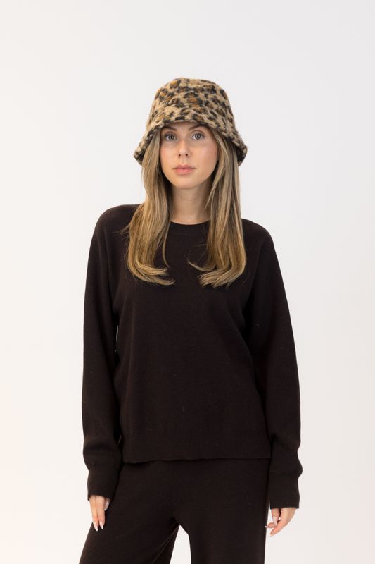 Lyla &amp; Luxe Leopard Bucket Hat Leobucket F25