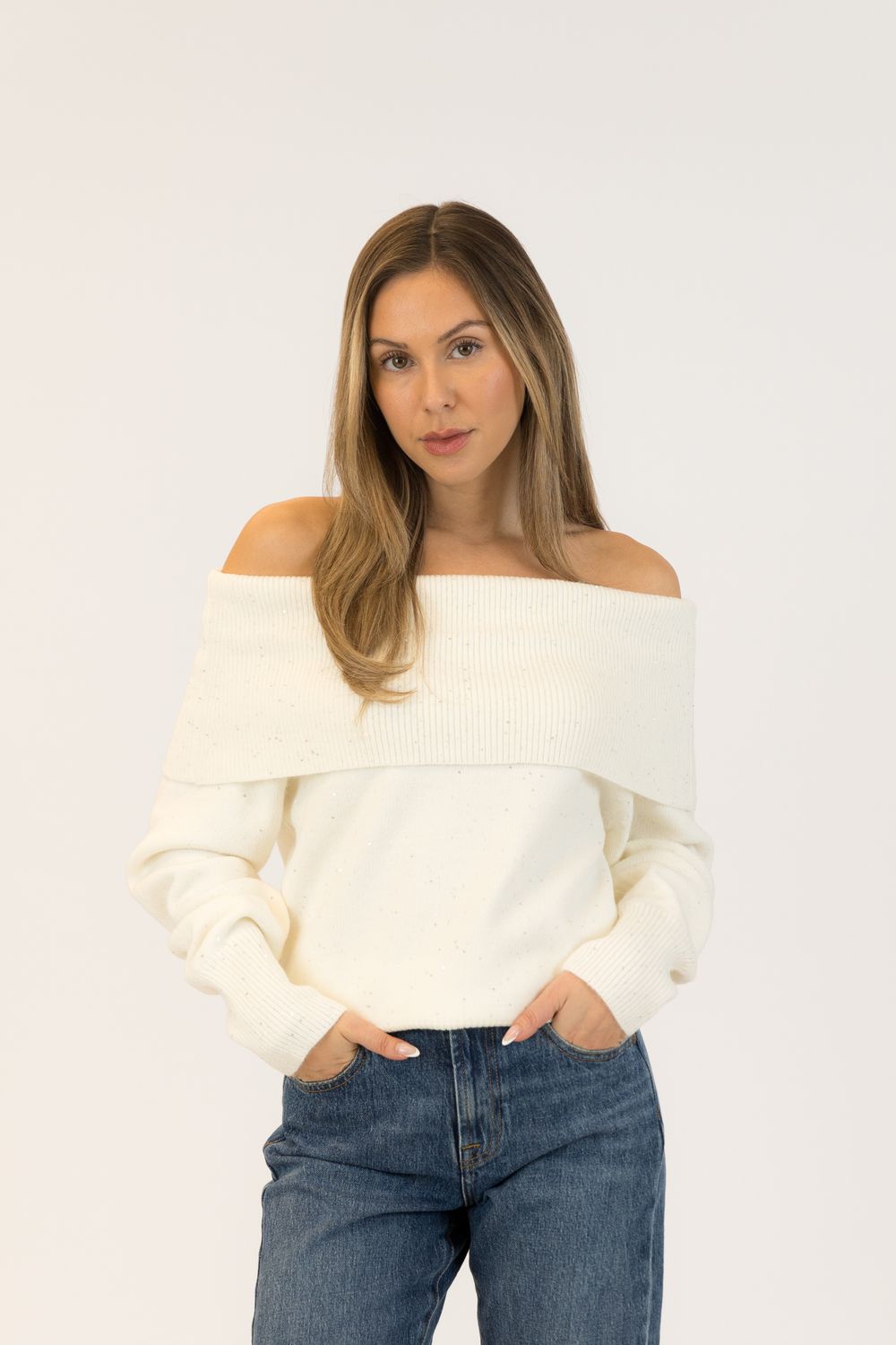 Lyla &amp; Luxe Off-Shoulder Olivia F25
