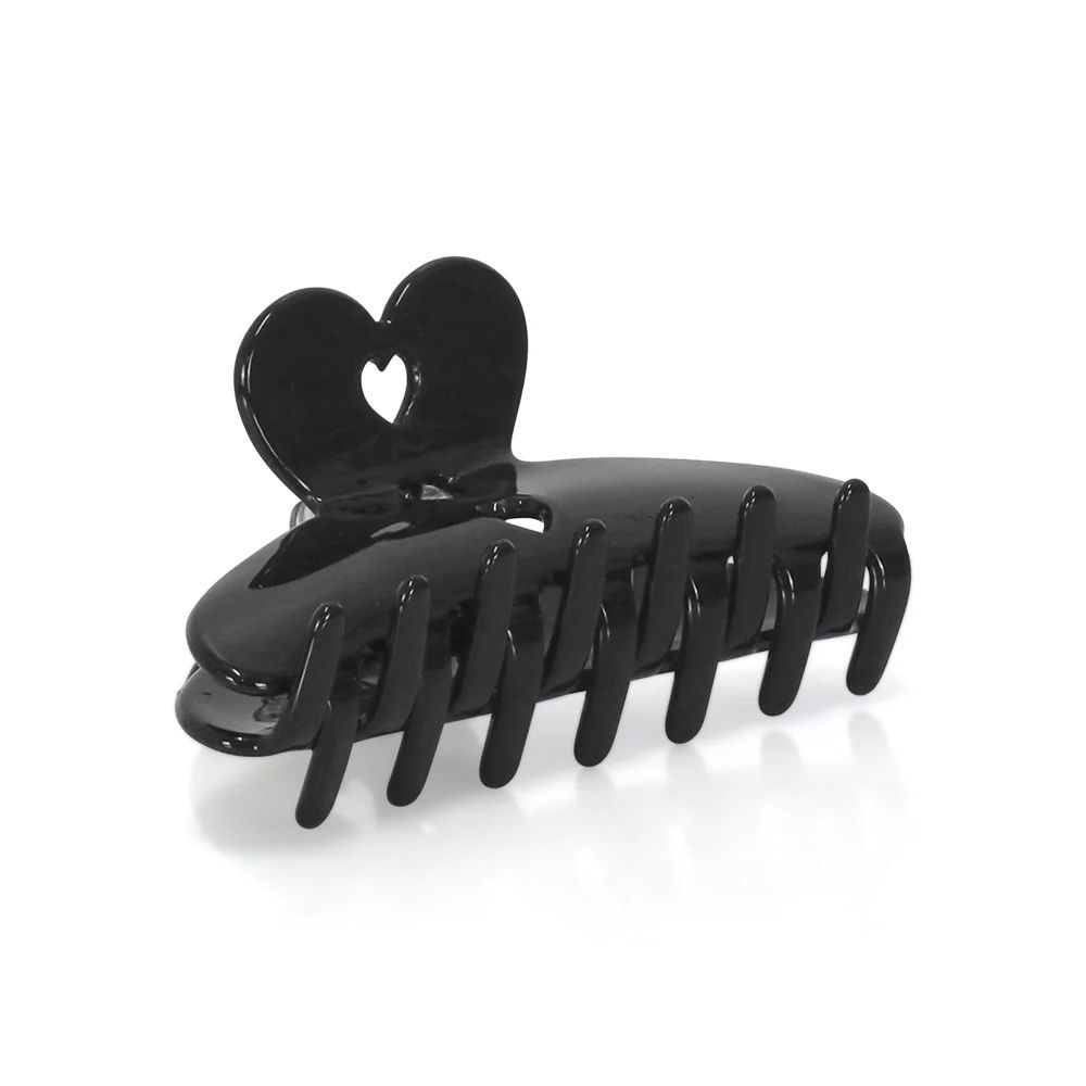 Limlim Open Heart Clip F25, Color: Black