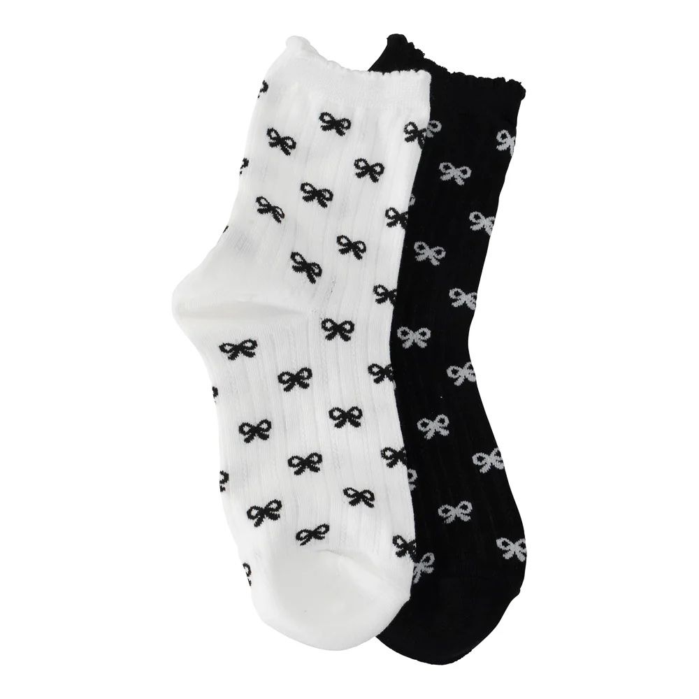 Limlim Small Bows Light Socks F25, Size: O/S, Color: White