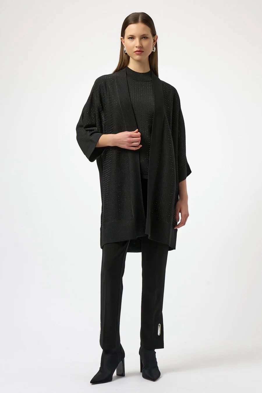 Joseph Ribkoff Cover Up 254937 F25, Size: XS/S, Color: Black
