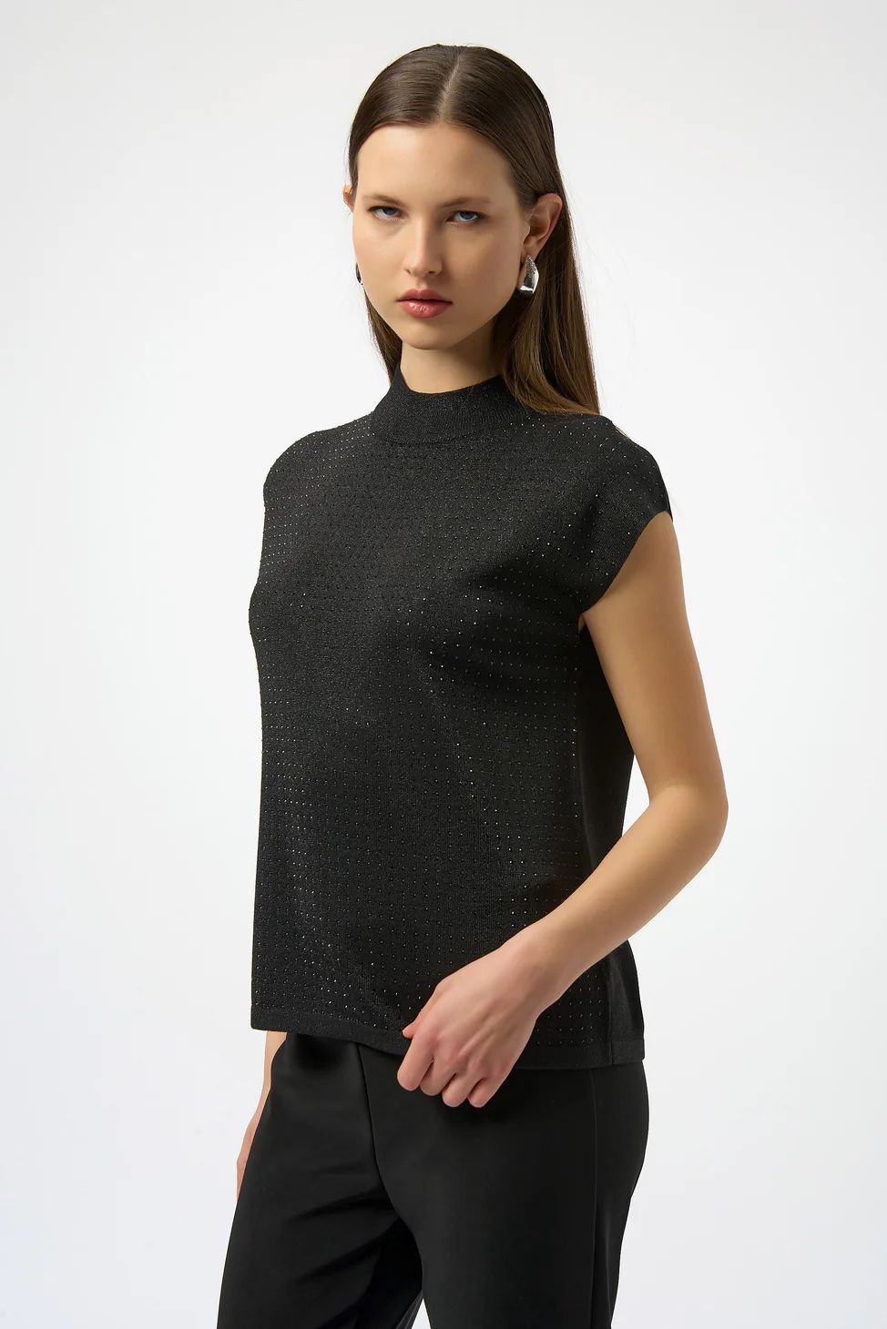 Joseph Ribkoff Top 254935 F25, Size: S, Color: Black