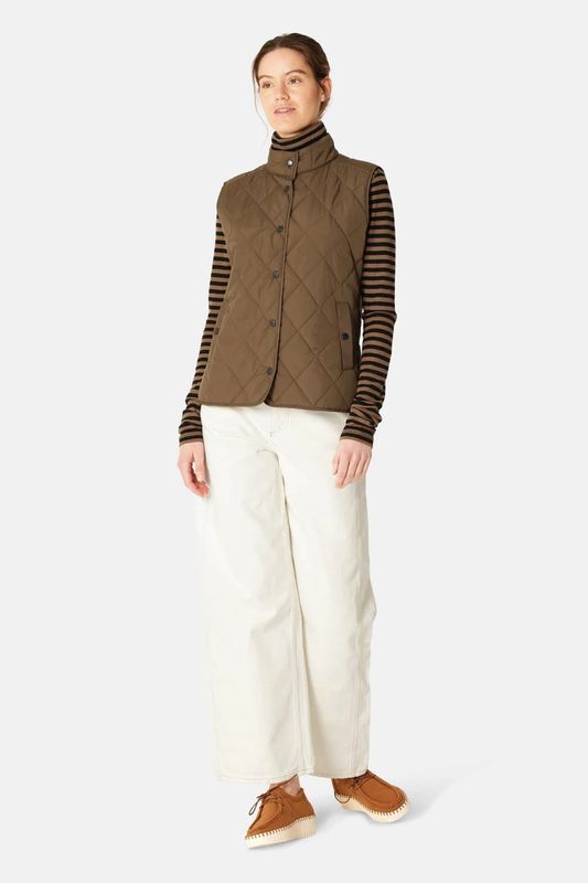 Ilse Jacobsen Quilted Short Vest BEAT01 F25