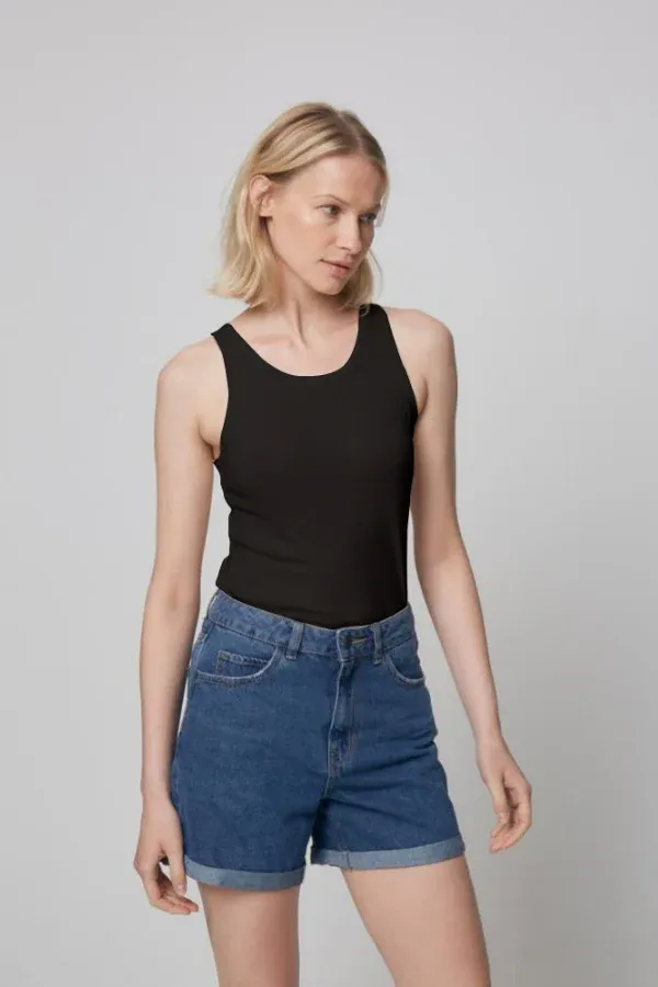 Majestic Cotton Scoop tank M296FDE112 F25