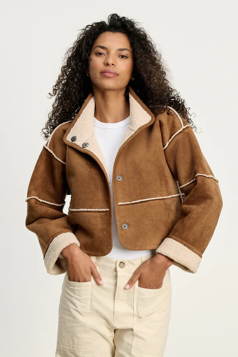 Velvet Lux Sherpa Jacket KELLY06 F25