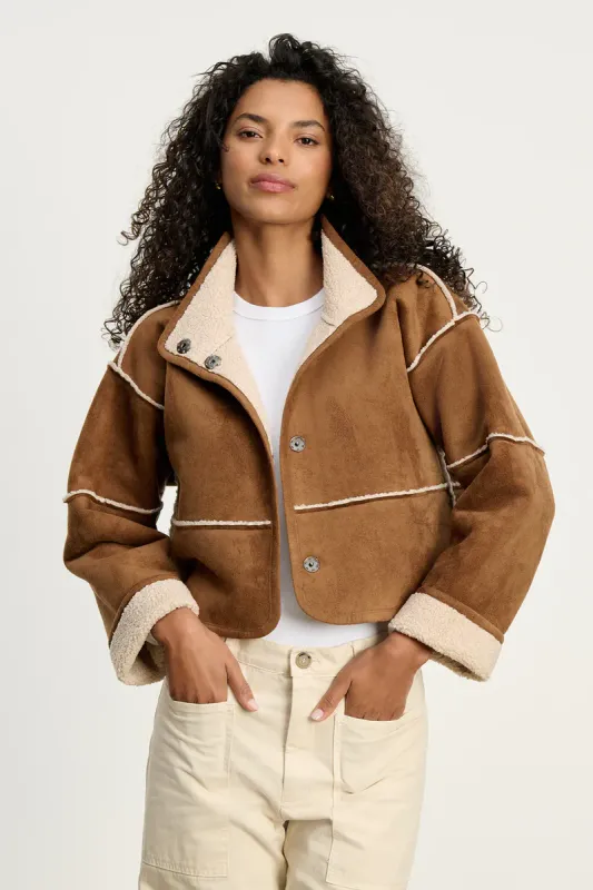 Velvet Lux Sherpa Jacket KELLY06 F25