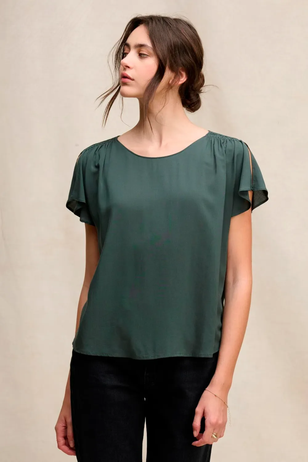 Velvet Rayon Challis Top MARCEL07 F25