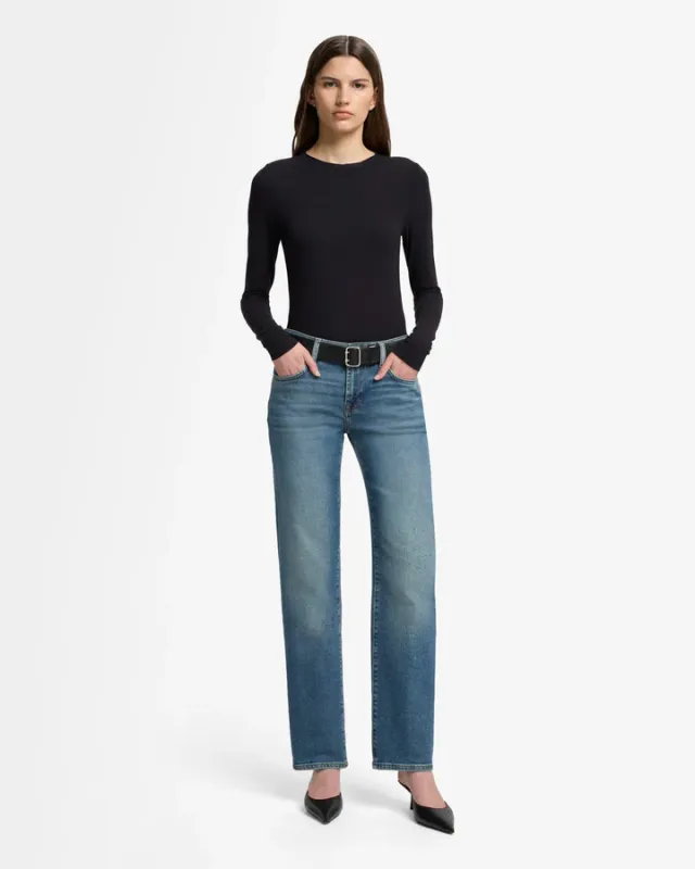 7 For All Mankind Calie Straight Long 7UC90A91-SVL F25