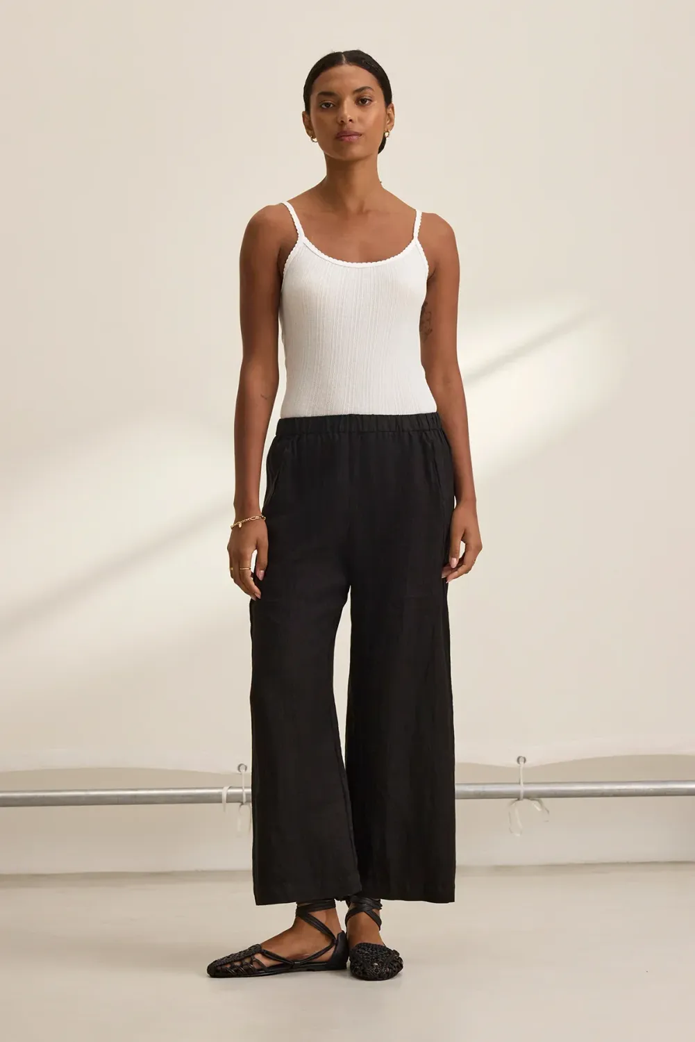 Velvet Woven Linen Pant LOLA03 S26