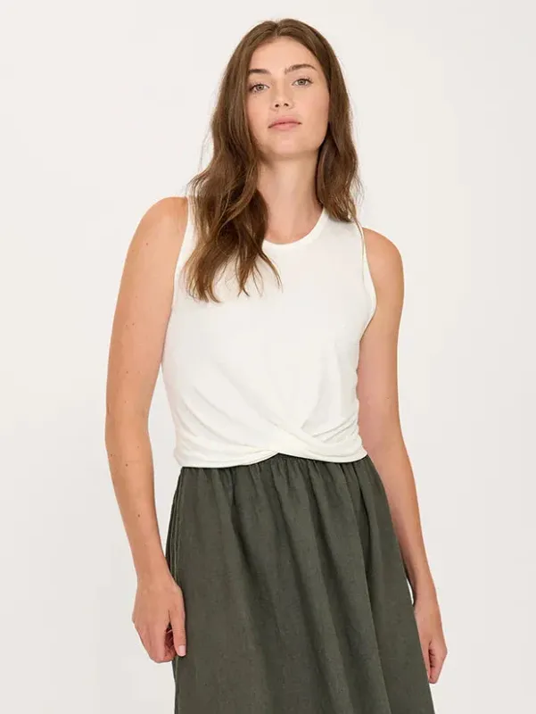 Pistache Tied Tank R-0378 S26